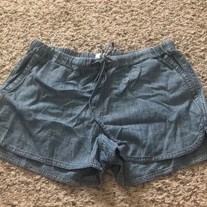 J Crew Chambray Shorts